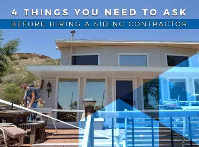 4 Things You Need to Ask Before Hiring a Siding Contractor | Windows ...